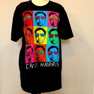 Calvin Harris themed black unisex Tshirt